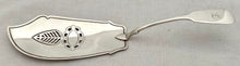 Georgian, George III, Silver Fish Slice. London 1809 Solomon Hougham. 3.6 troy ounces.