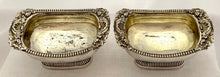 Georgian, George III, Pair of Silver Salts. London 1813 John Lias. 6.9 troy ounces.