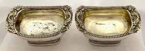 Georgian, George III, Pair of Silver Salts. London 1813 John Lias. 6.9 troy ounces.