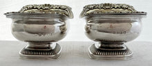 Georgian, George III, Pair of Silver Salts. London 1813 John Lias. 6.9 troy ounces.
