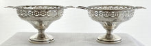 George V Pair of Silver Pedestal Dishes. Birmingham 1930 Henry Matthews. 3.9 troy ounces.