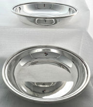 A Pair of Silver Plated Circular Entree Dishes & Covers. Retailed by Asprey.