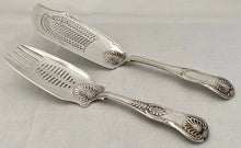 Georgian, George IV, Silver Fish Servers. London 1825 James Beebe. 12 troy ounces.