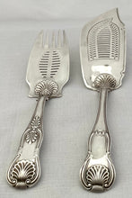 Georgian, George IV, Silver Fish Servers. London 1825 James Beebe. 12 troy ounces.
