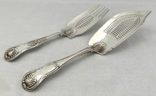 Georgian, George IV, Silver Fish Servers. London 1825 James Beebe. 12 troy ounces.