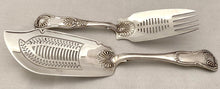 Georgian, George IV, Silver Fish Servers. London 1825 James Beebe. 12 troy ounces.