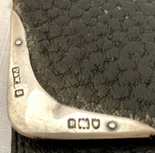 Edwardian Silver Mounted Leather Purse. London 1910 Percival & William Southworth.