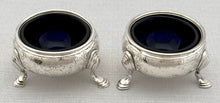 George II Pair of Silver Salts. London 1739/41 Edward Wood. 4.6 troy ounces.