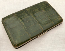 Victorian Silver Mounted Card Case. Birmingham 1897 Charles Penny Brown
