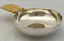 Elizabeth II York Minster Parcel Gilt Silver Bowl. London 1972 Hector Miller. 9.8 troy ounces