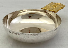 Elizabeth II York Minster Parcel Gilt Silver Bowl. London 1972 Hector Miller. 9.8 troy ounces