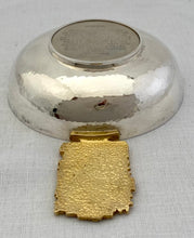 Elizabeth II York Minster Parcel Gilt Silver Bowl. London 1972 Hector Miller. 9.8 troy ounces