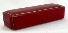 Edwardian Cased Set of Four Silver Place Card Holders. Birmingham 1908-11 John William Barrett. 2.8 troy ounces.