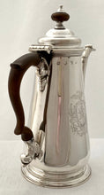 George II Silver Coffee Pot. London 1752 Thomas Whipham. 23 troy ounces.