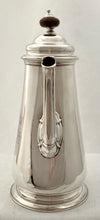 George II Silver Coffee Pot. London 1752 Thomas Whipham. 23 troy ounces.