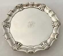 George II Silver Waiter. London 1736 George Hindmarsh. 7.4 troy ounces.