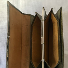 Art Nouveau silver framed leather purse, retailed by Partidge & Cooper of Fleet Street, London. Birmingham 1900 Frederick Wich.