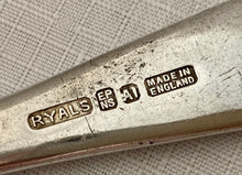 5th Battalion Sherwood Foresters, Nottinghamshire & Derby Regiment, Silver Plated Table Forks.