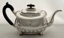 Georgian, George III, Matched Silver Tea Set. London 1816/20. 34.7 troy ounces.
