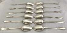 Twelve George III Silver Tablespoons. London 1783, Hester Bateman. 26.4 troy ounces.