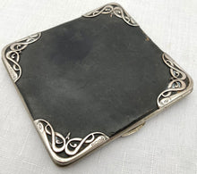 Art Nouveau Silver Mounted Card Case. Birmingham 1900 Steinhart & Co.