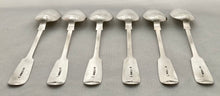 Six Early Victorian Silver Tablespoons. Newcastle 1838 Thomas Watson. 13.2 troy ounces.