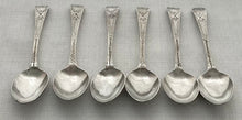 Georgian, George III, Six Silver Teaspoons. London 1795 Stephen Adams II. 2.5 troy ounces.