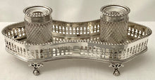 Victorian Silver Inkstand. London 1892 Rupert Favell. 6.9 troy ounces.