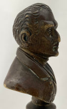 Duke of Wellington & Vice-Admiral Nelson 19th Century Brass Busts.