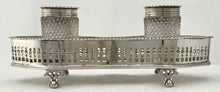Victorian Silver Inkstand. London 1892 Rupert Favell. 6.9 troy ounces.