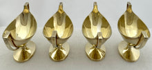 Four George III Silver Gilt Salts. London 1797 Henry Chawner & John Eames. 12.8 troy ounces.