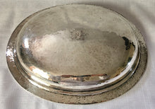 Eastern silver plated ornate entree dish and cover. Circa 19th century.
