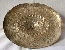 Eastern silver plated ornate entree dish and cover. Circa 19th century.