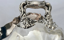 Victorian Pair of Silver Plated Mask Head Sauce Tureens. Birmingham, G.R. Collis & Co., circa 1860.