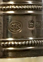 Edward VII fitted case of silver ferruled & ivory handled dessert knives & forks for twelve. Sheffield 1906/07 John Round & Son Ltd.