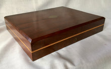 Edward VII fitted case of silver ferruled & ivory handled dessert knives & forks for twelve. Sheffield 1906/07 John Round & Son Ltd.