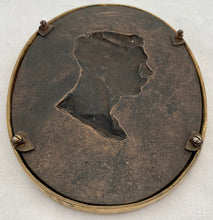 Edward Prince of Wales, later Edward VIII, Bronze Relief Plaque.