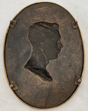 Edward Prince of Wales, later Edward VIII, Bronze Relief Plaque.