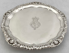 George IV Silver Waiter for 4th (The King’s Own) Regiment of Foot. London 1825 William Bateman I. 10.6 troy ounces.