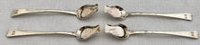Four Early 19th Century French Silver Salts & Shovels.