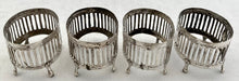 Four Early 19th Century French Silver Salts & Shovels.