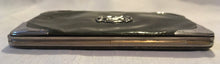 Late Victorian silver mounted leather card case and wallet. London 1899 Franz Schiebner.