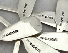 Georgian, George IV, Set of Six Silver Table Forks. London 1824 Thomas Death. 15 troy ounces.