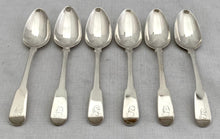 George III Six Silver Dessert Spoons. London 1792 George Smith III & William Fearn. 7.9 troy ounces.