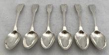 George III Six Silver Dessert Spoons. London 1792 George Smith III & William Fearn. 7.9 troy ounces.