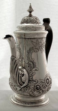 Georgian, George II, Silver Coffee Pot  London 1759 Thomas Whipham & Charles Wright. 23 troy ounces.