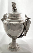 William IV Silver Cup & Cover. London 1835 William Theobalds & Lockington Bunn. 55 troy ounces.