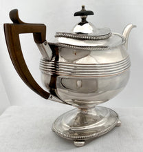 Georgian, George III, Old Sheffied Plate Pedestal Teapot, circa 1810.