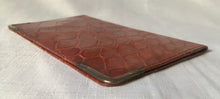 Asprey silver mounted crocodile skin wallet. London 1940 Asprey & Co. Ltd.