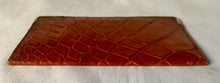 Asprey silver mounted crocodile skin wallet. London 1940 Asprey & Co. Ltd.